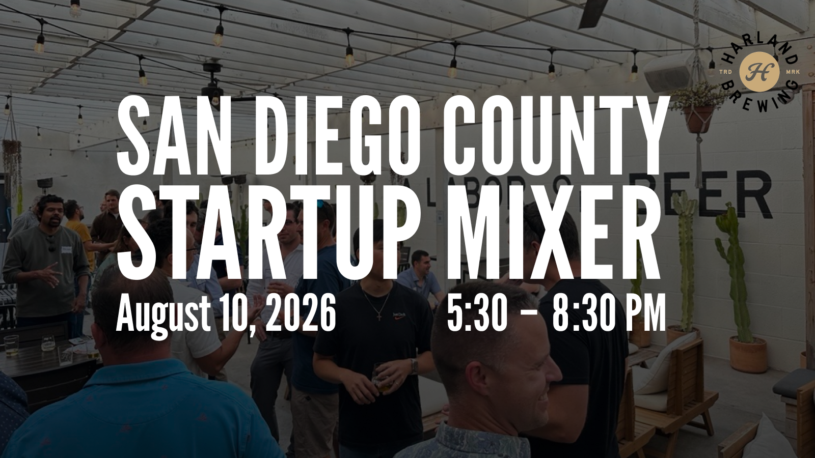 San Diego County Startup Mixer Aug-2026 event