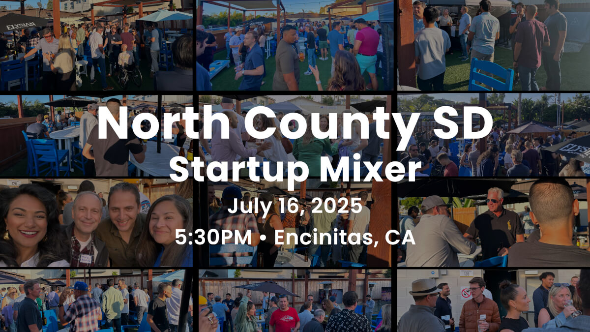 North County SD Startup Mixer Jul-2025 event