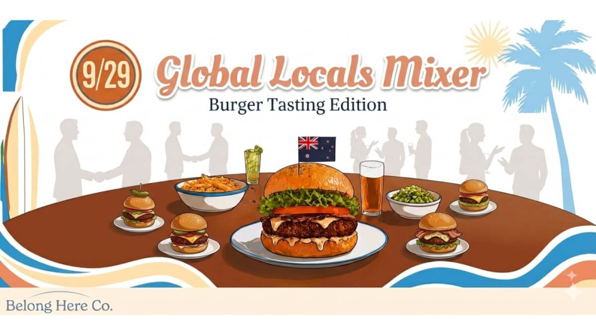 Global Locals Mixer: Burgers Edition event