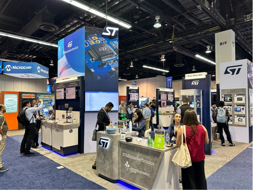 STMicroelectronics booth