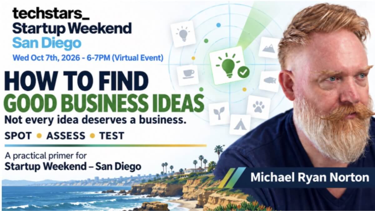 How To Find Good Business Ideas event